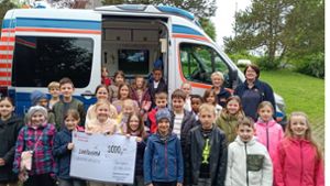 Haigerlocher Kommunionkinder spenden: Wünschewagen macht letzte Träume wahr